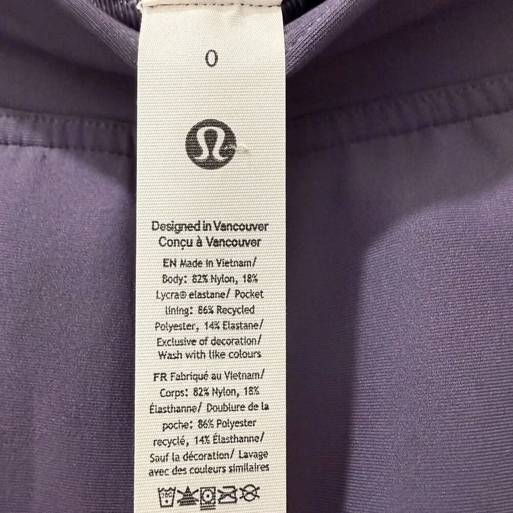 Lululemon Adapted State High-Rise Jogger Regular 28” size 0 in Grape Mist